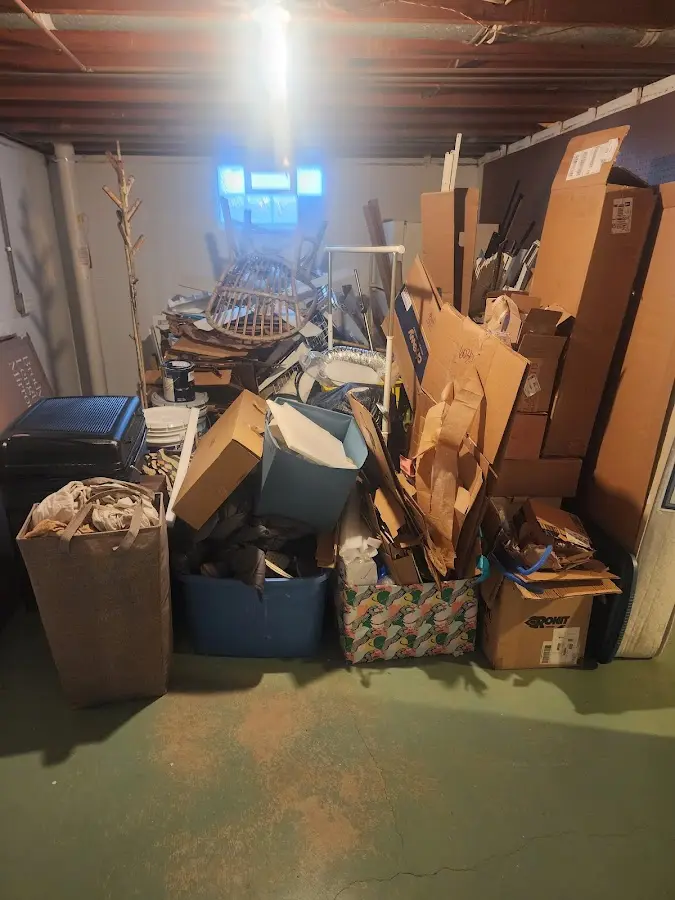 Roll-off dumpster container at job site for 20 Yard Dumpster Rental in Tacoma